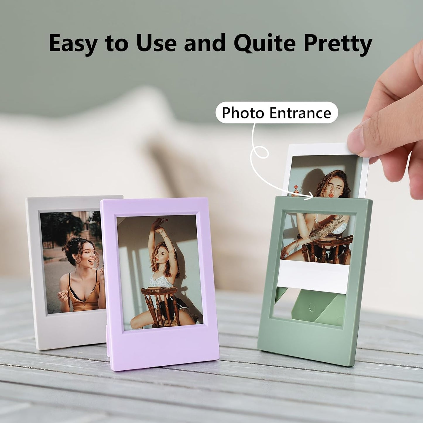 Mini Photo Frame for Instax Mini / 7-mixed Colors / 2 x 3 / Photo Frames - Tabletop