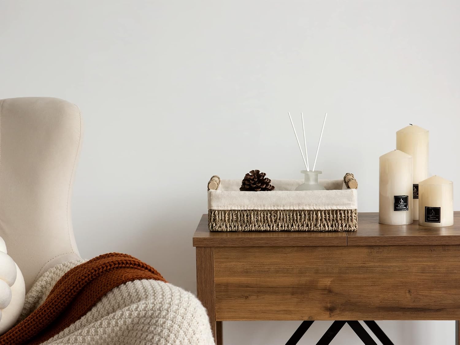 Wicker Basket for Organizer / Natural