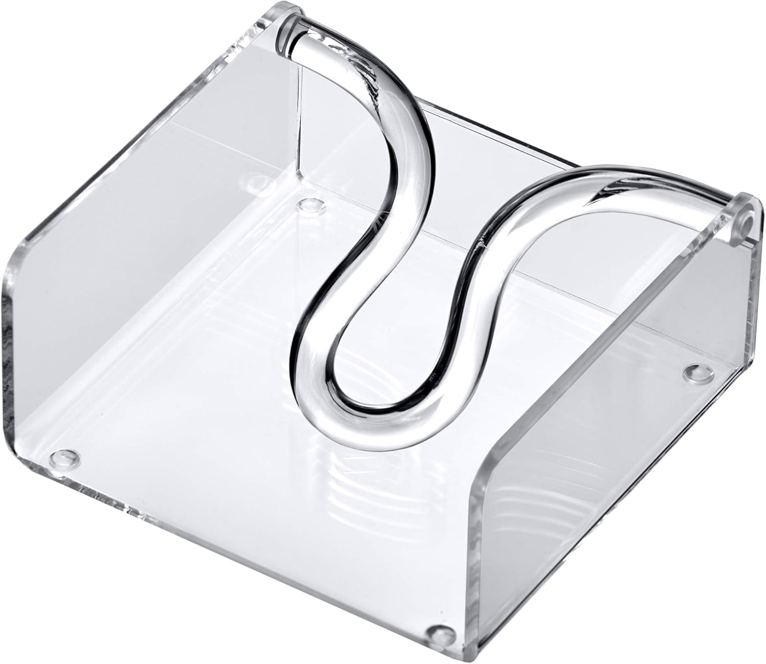 Acrylic Napkin Holder / Cocktail / Clear / 5.0 x 5.0