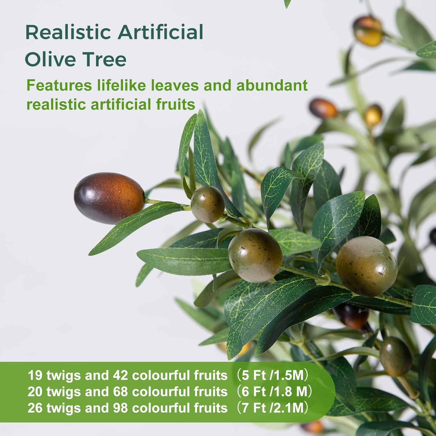 Artificial Plants Indoor / 5ft / 5 Inch