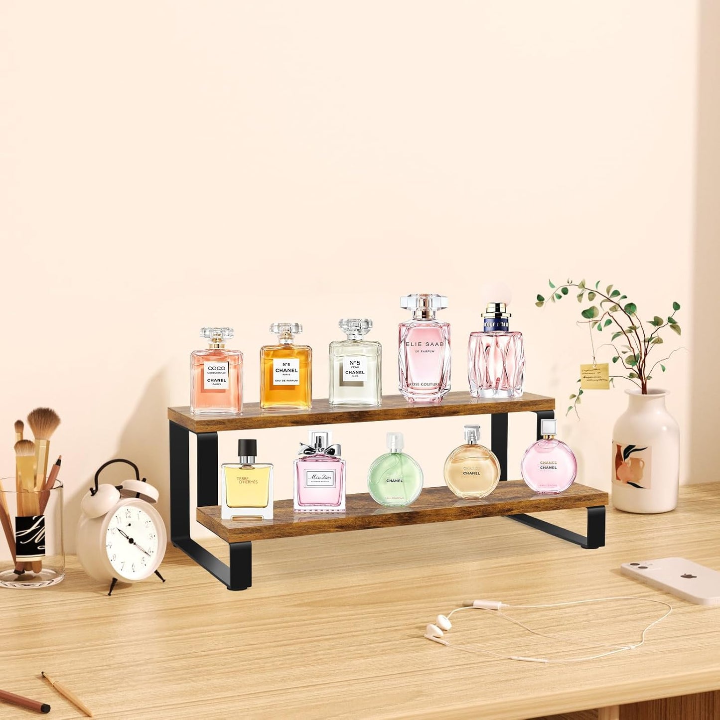 Wooden Display Riser Stand / 2 Tier