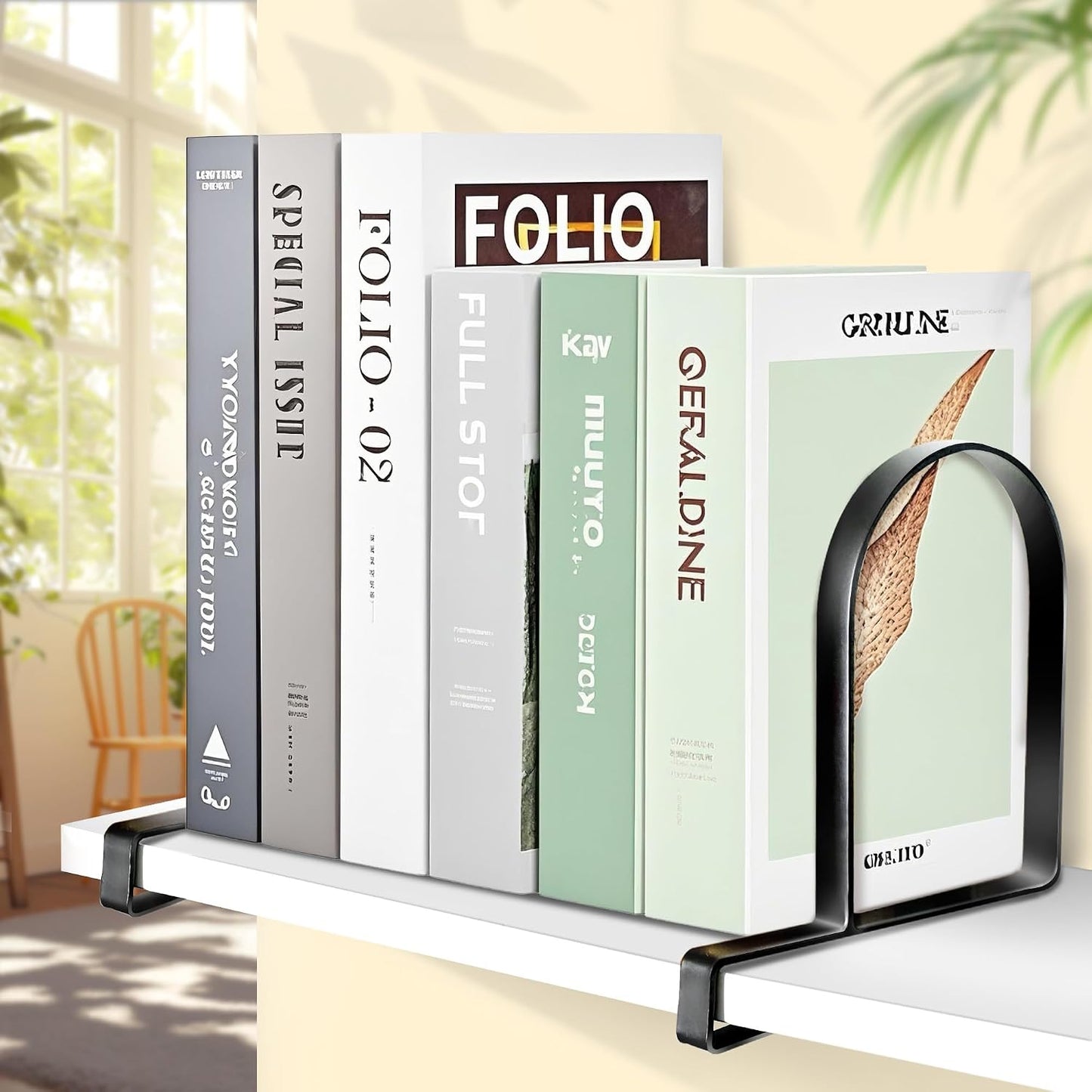 Metal Book Ends / Normal / Black