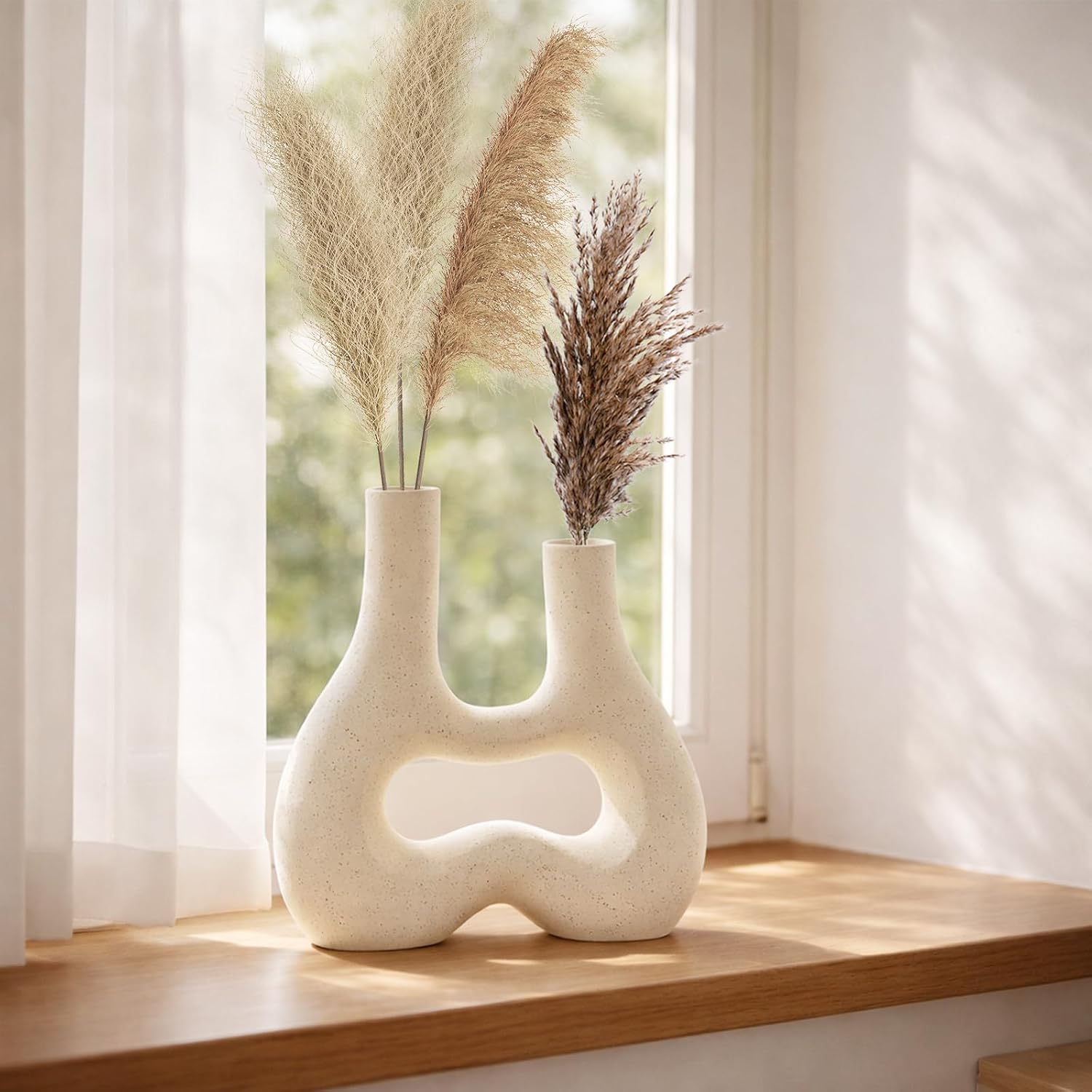 Boho Wabi-Sabi Vase / Ivory