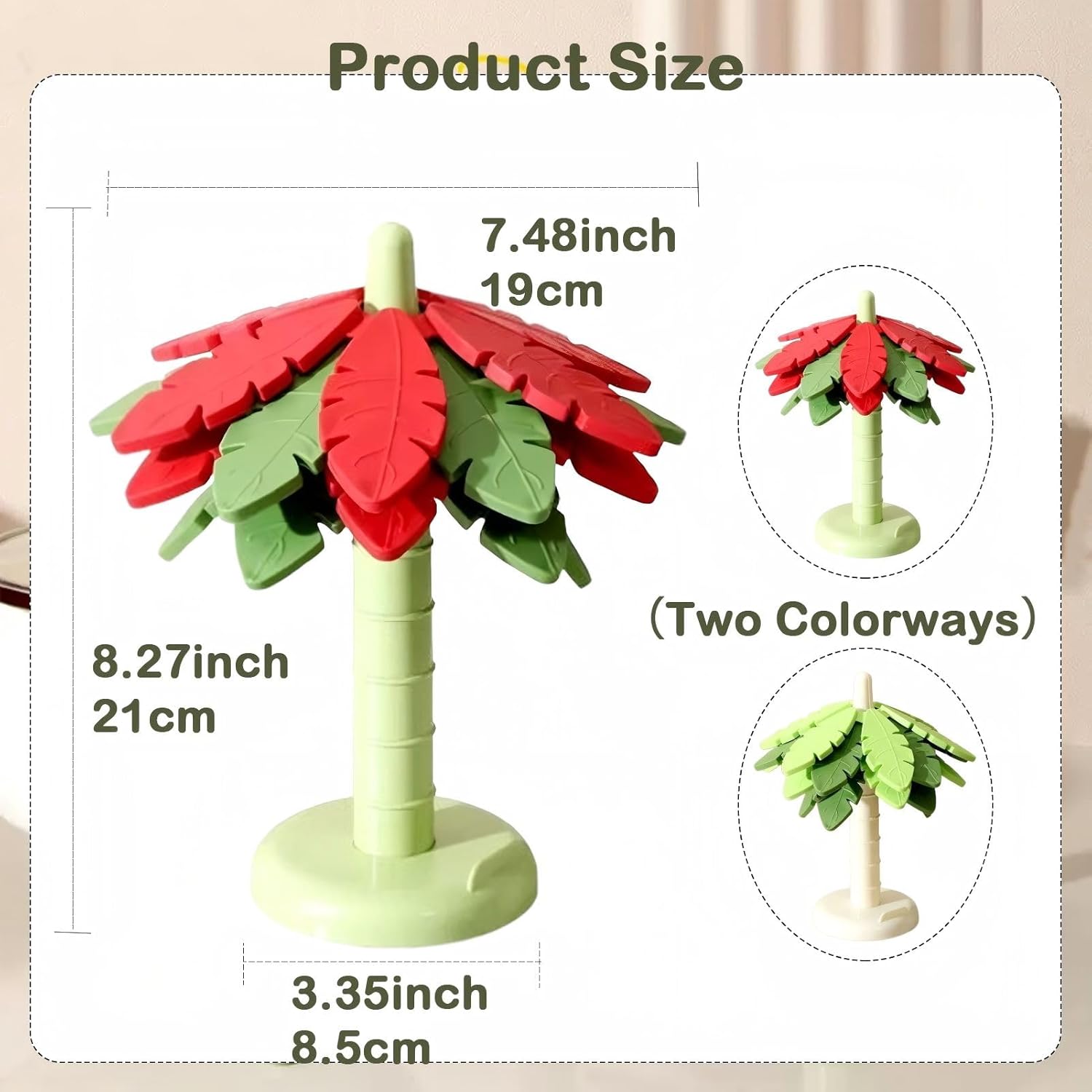 Heat Resistant Tree-Shaped Pot Holders BPA Free / Set of 4