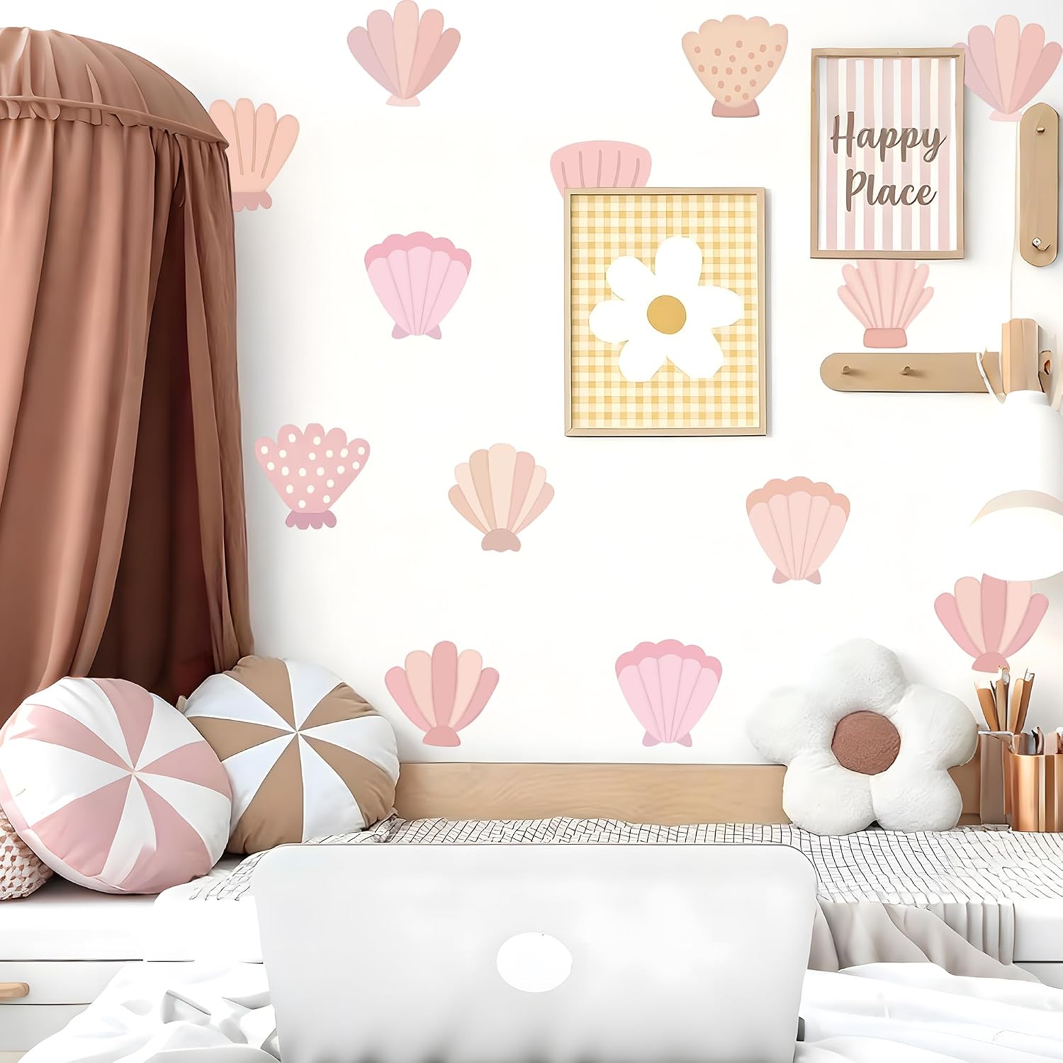 Beach Seashell Wall Stickers for Kids / Seashell Wall Decals
