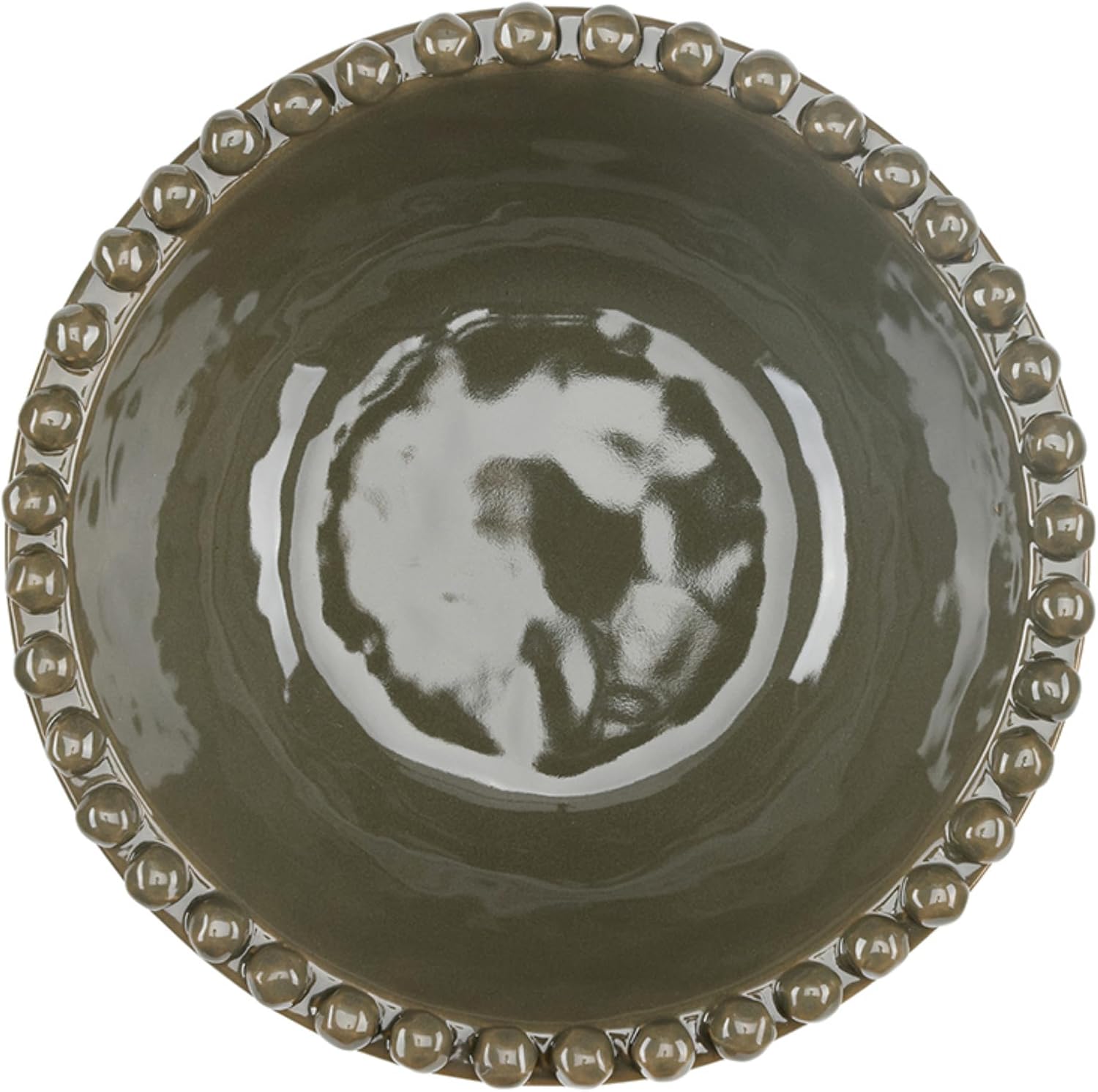 Santa Barbara Design Studios Ceramic Bowl / Dark Moss / 8 x 2.75 / Green