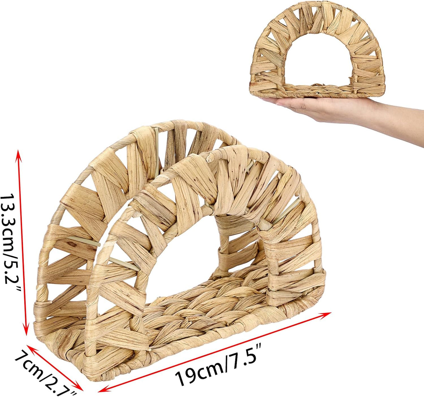 Napkin Holder-Water Hyacinth Kitchen Napkins Holder