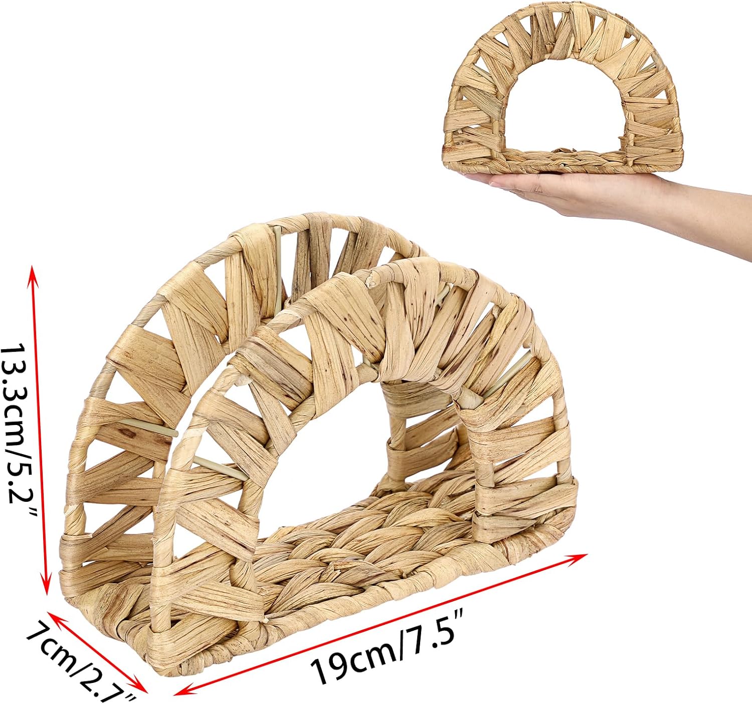 Napkin Holder-Water Hyacinth Kitchen Napkins Holder