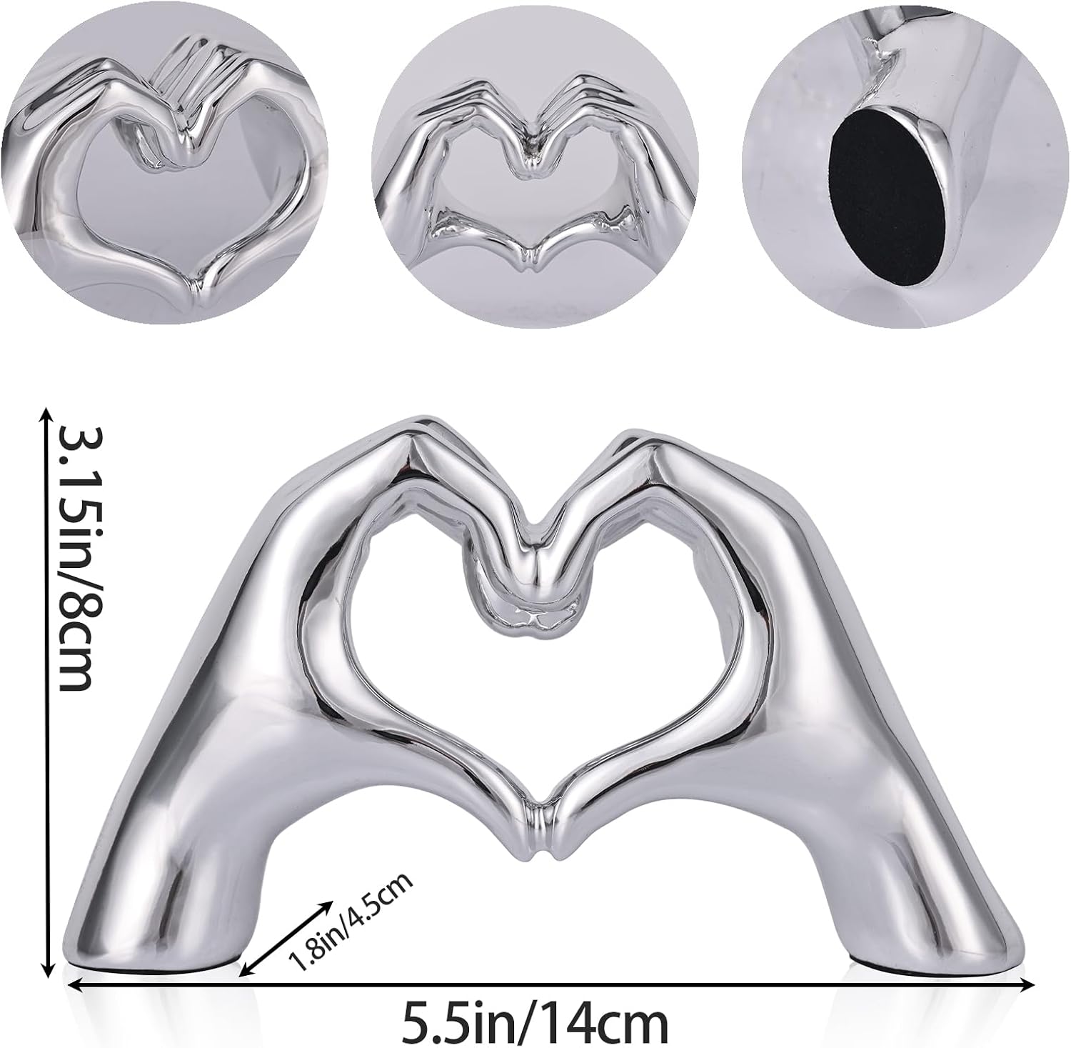 Room Home Decor Aesthetics / Electroplated Silver