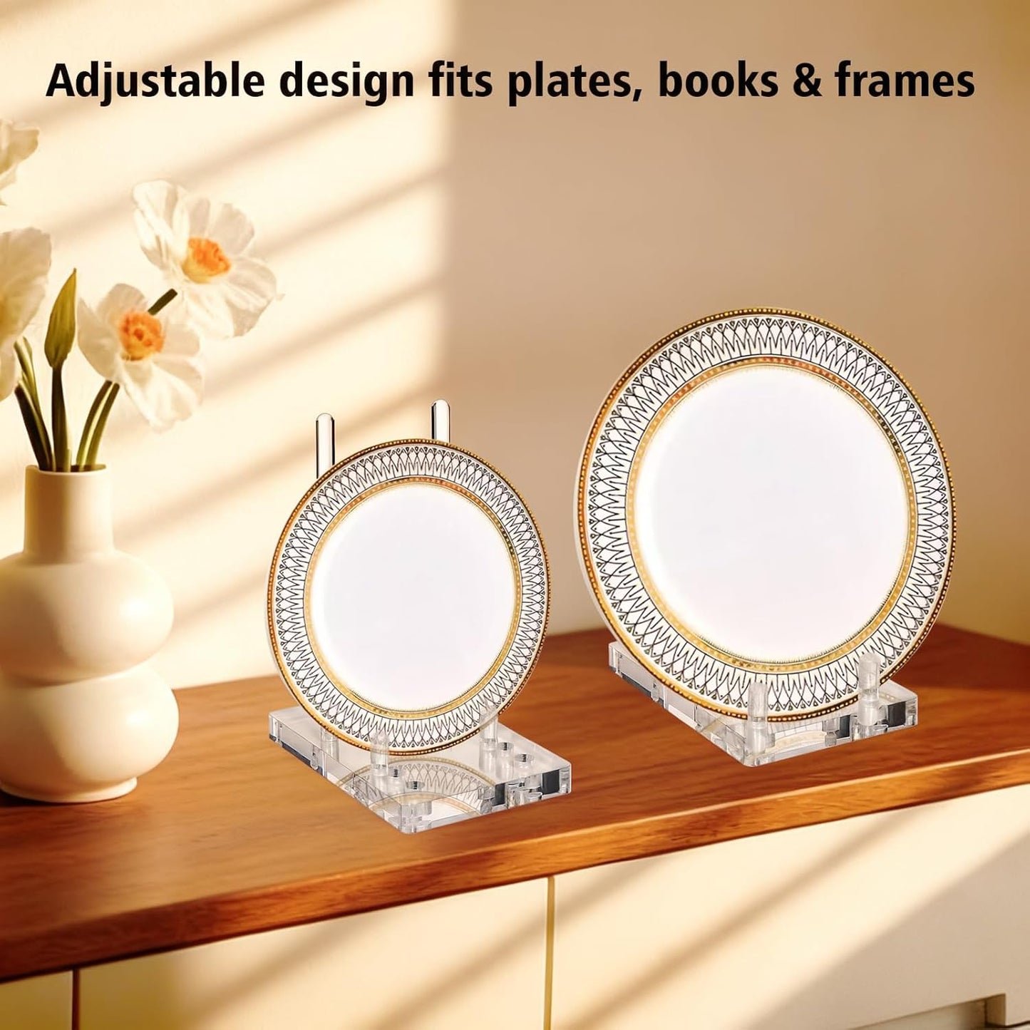 Acrylic Plate Stand for Display / Clear