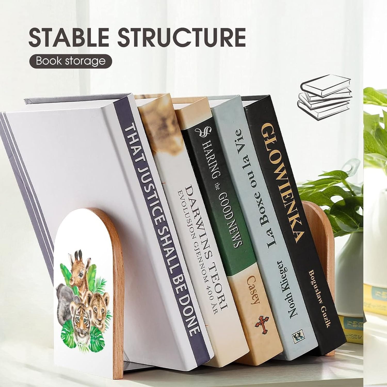 Book Ends Safari African Animals Bookends