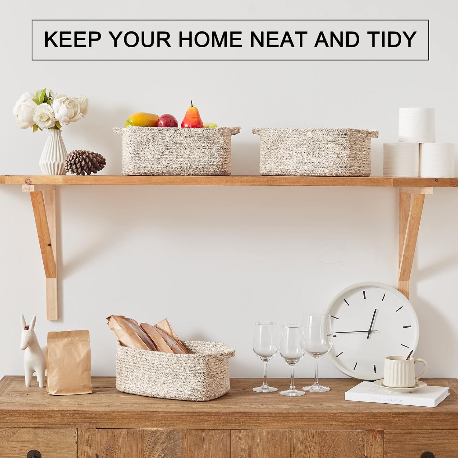 Woven Baskets for Storage