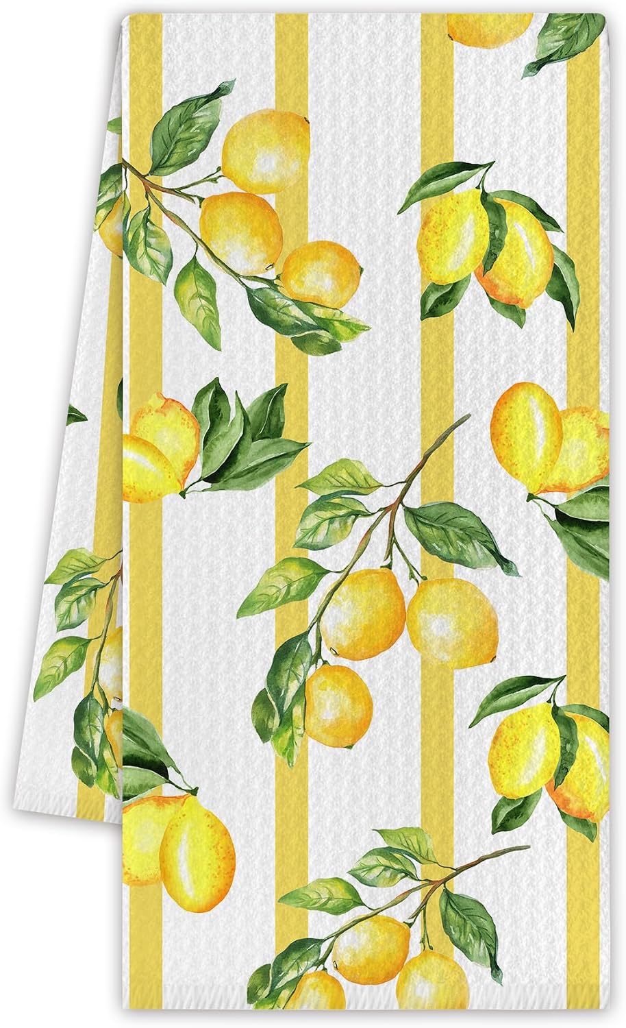 RECYCO Waffle Kitchen Towel Set of 2 - Quick Dry Microfiber Sustainable Dish Towels - Ultra Absorbent Reusable Cleaning Tea Towels - Lightweight Hand Towels,16”x 28”, Daisy Dreams