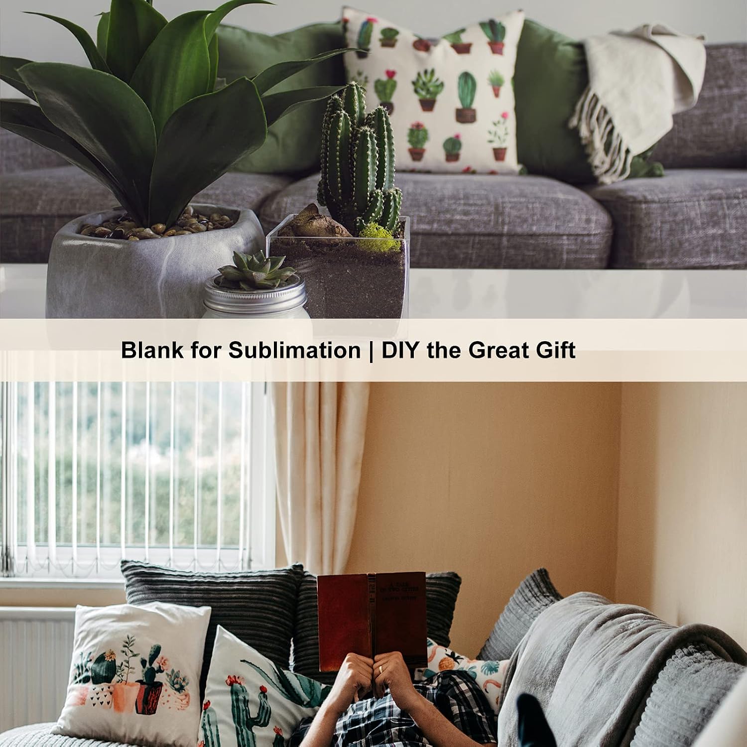 Throw Pillow Covers Bulk Linen Blank Couch Cushion Pillow Case for Vinyl Sublimation HTV Ironing