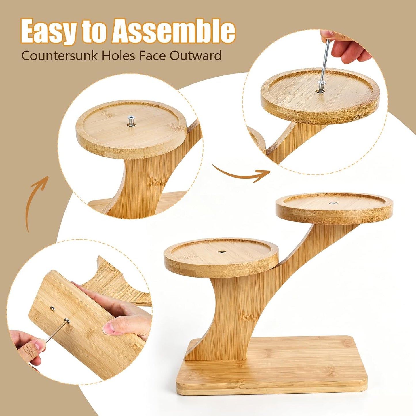 3 Tier Plant Display Shelf for Tabletop