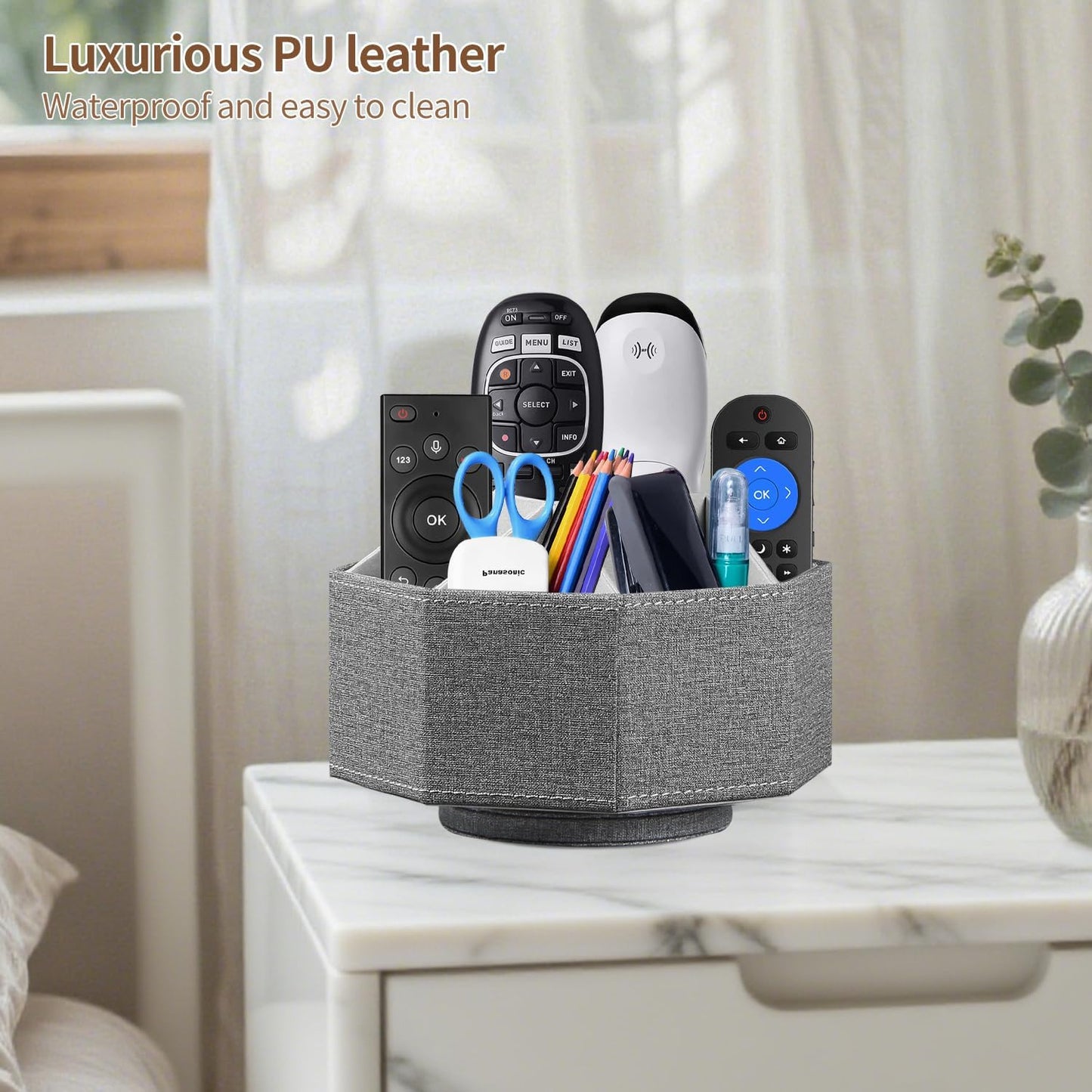 Swivel Remote Control Holder / Small / Grey