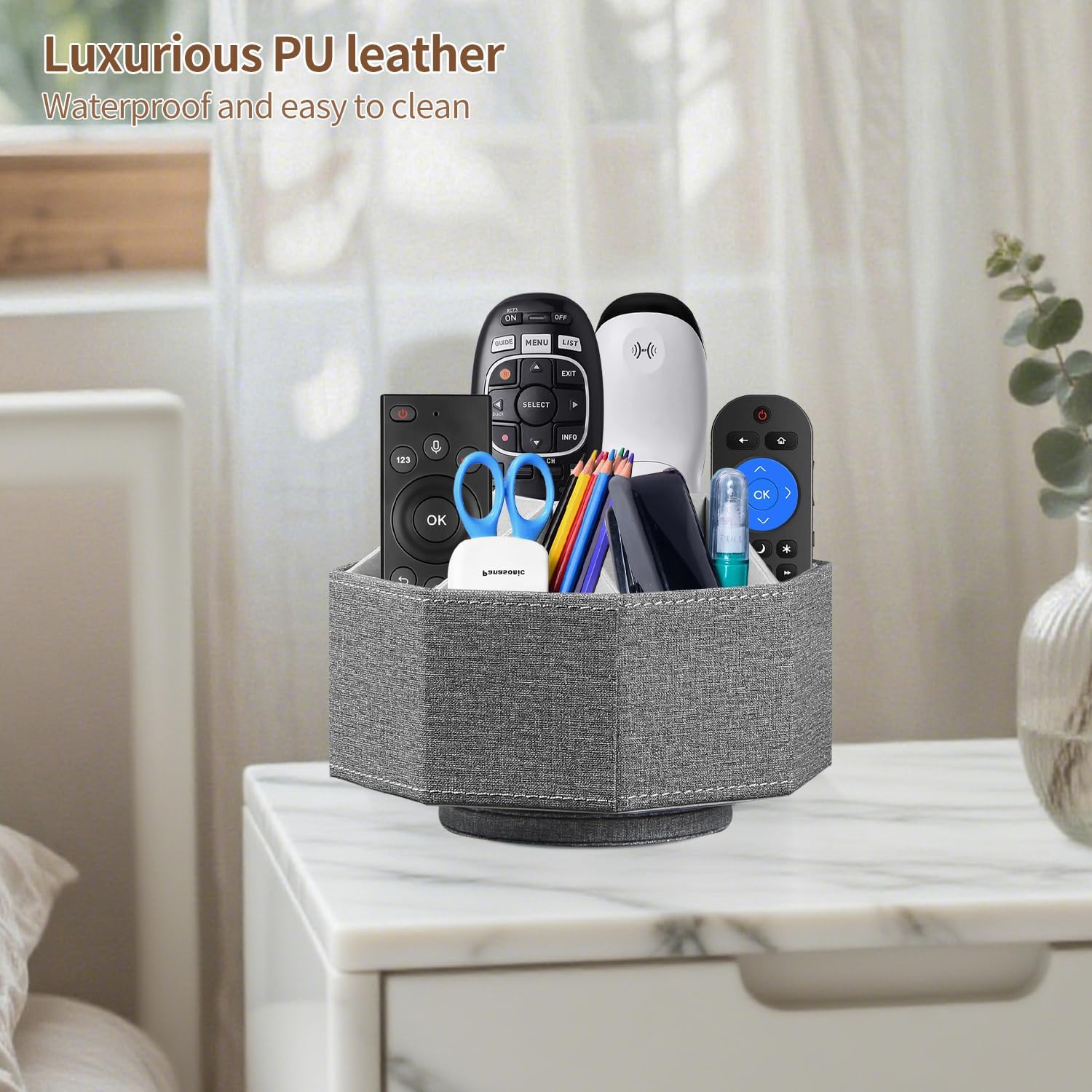Swivel Remote Control Holder / Small / Grey