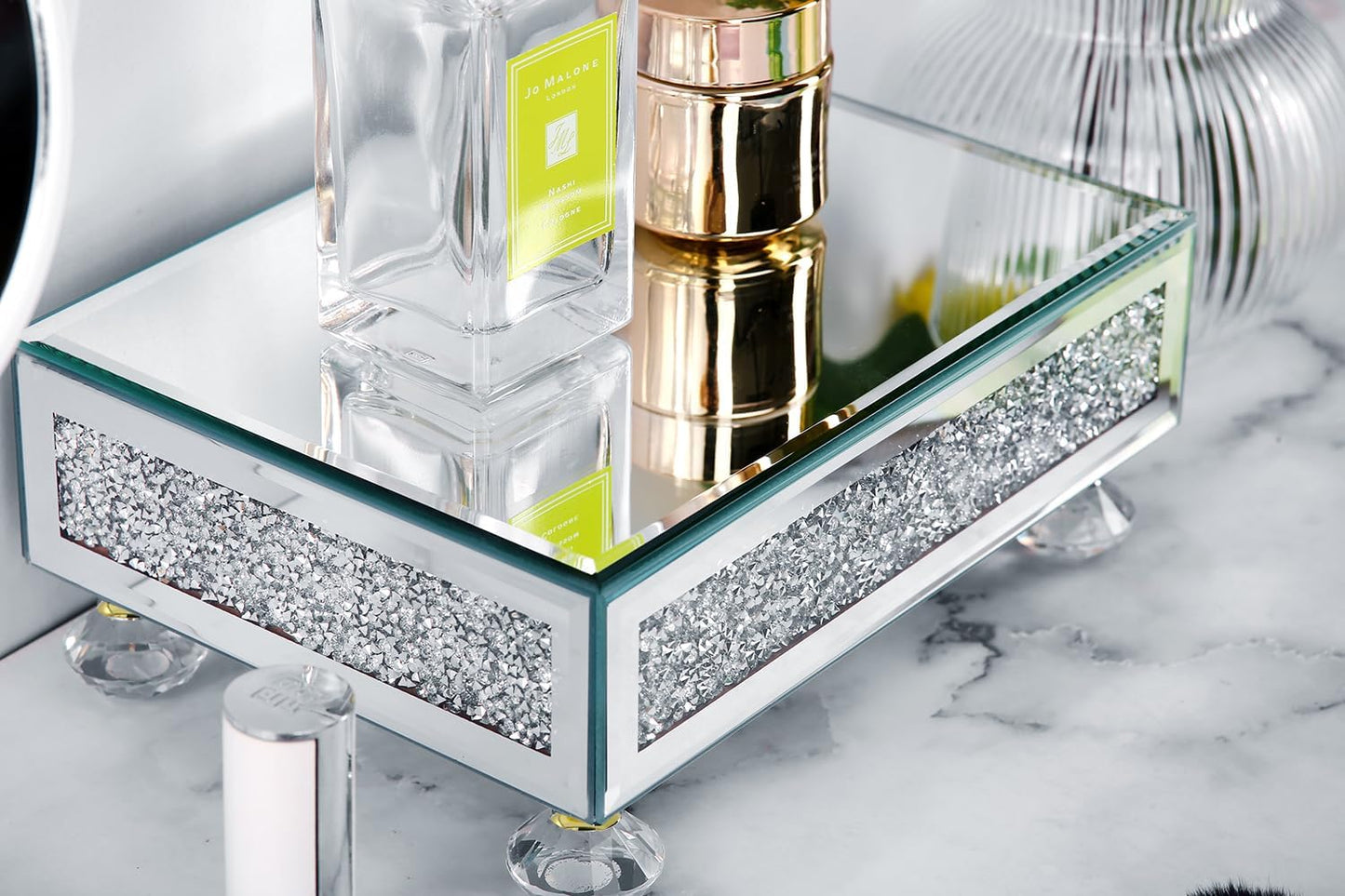 Crushed Diamond Decorative Pedestal Stand / Crushed Diamond2