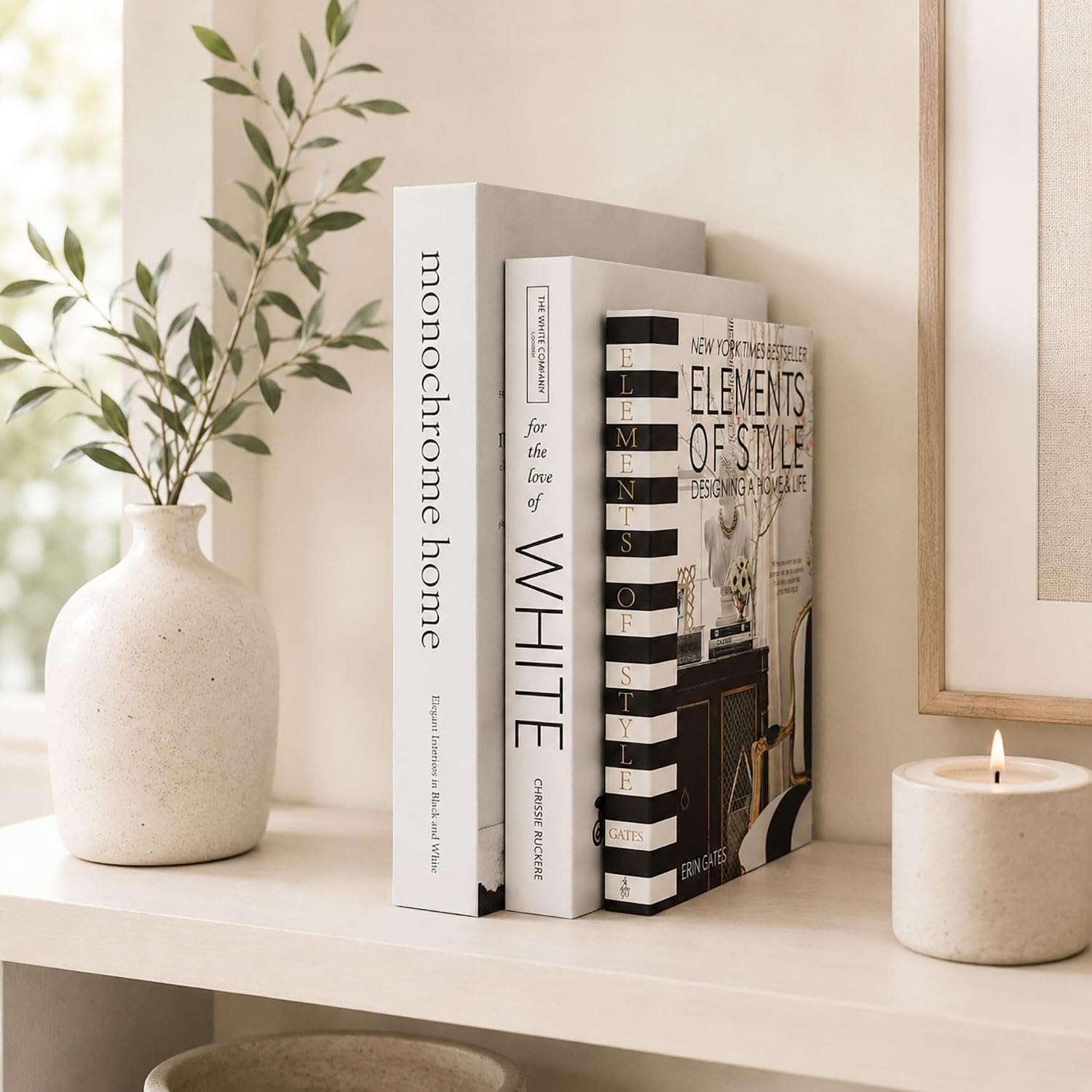 Faux Books for Decoration / Set of 3
