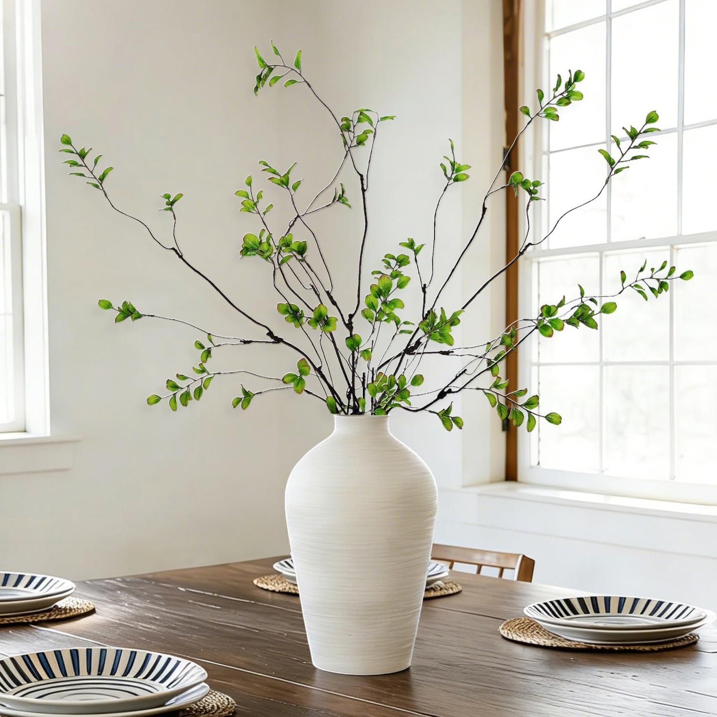 Artificial Ficus Branches for Vase / 38.5 Inch / Set of 5
