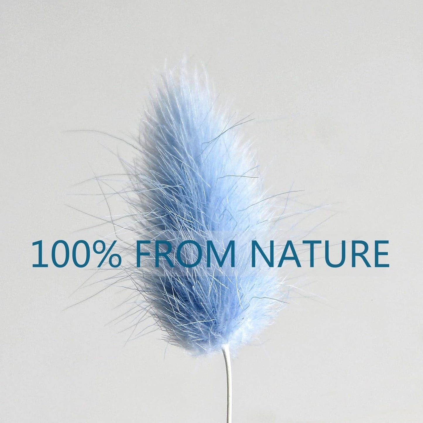 Dry Flowers for Decoration / Blue / Set of 120