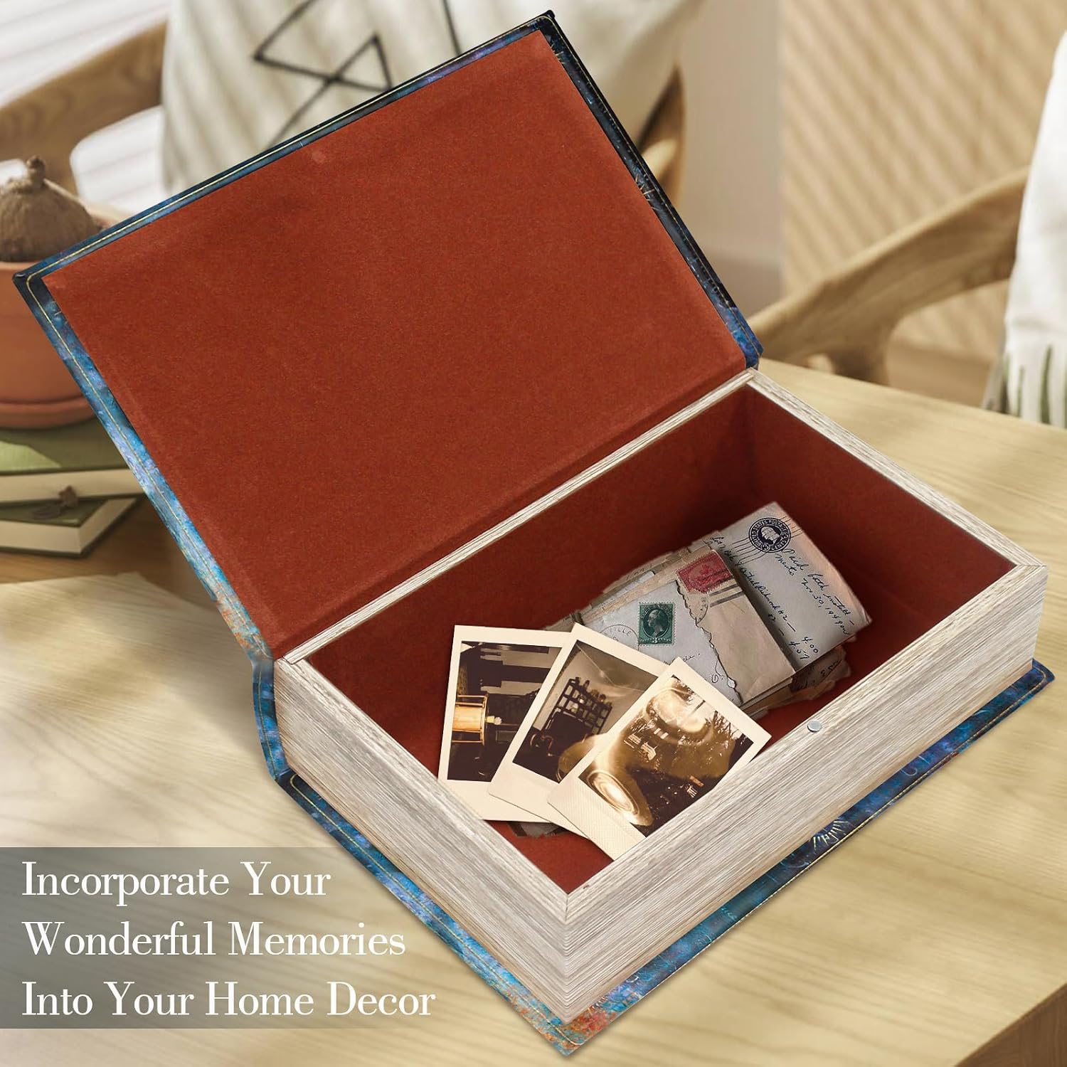 Vintage Magic Book Style Storage / Sun
