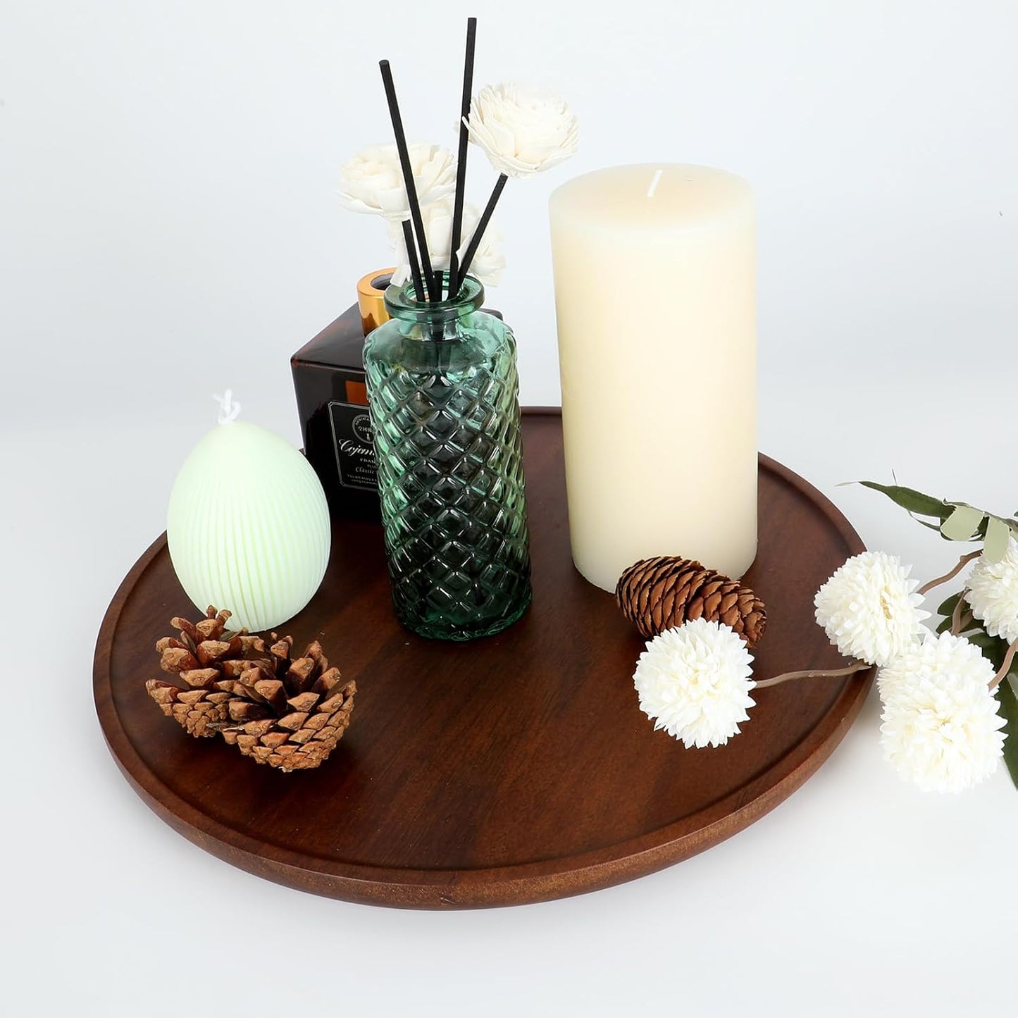 Glass Bud Vase / Green / Small Vase / Set of 6