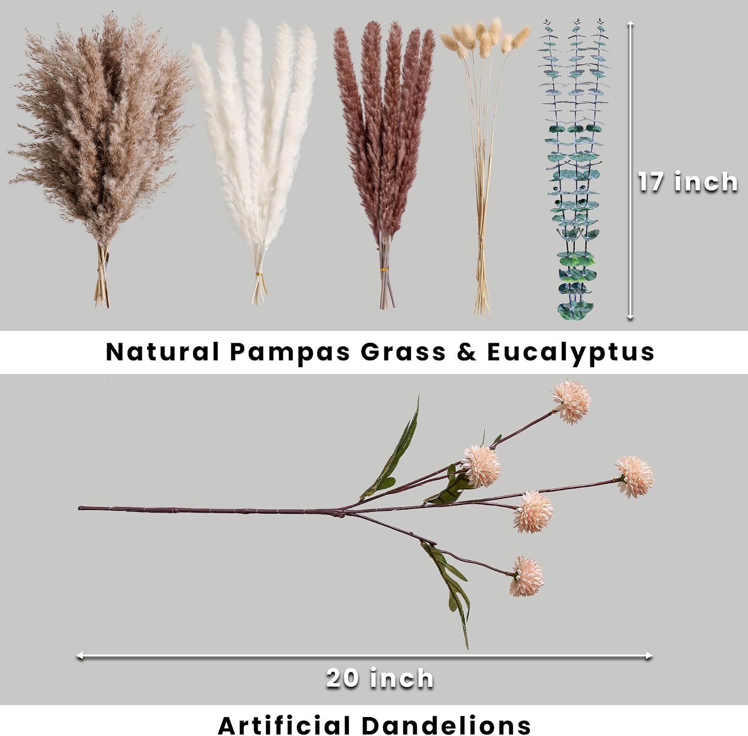 Realistic Artificial Flowers / Beige