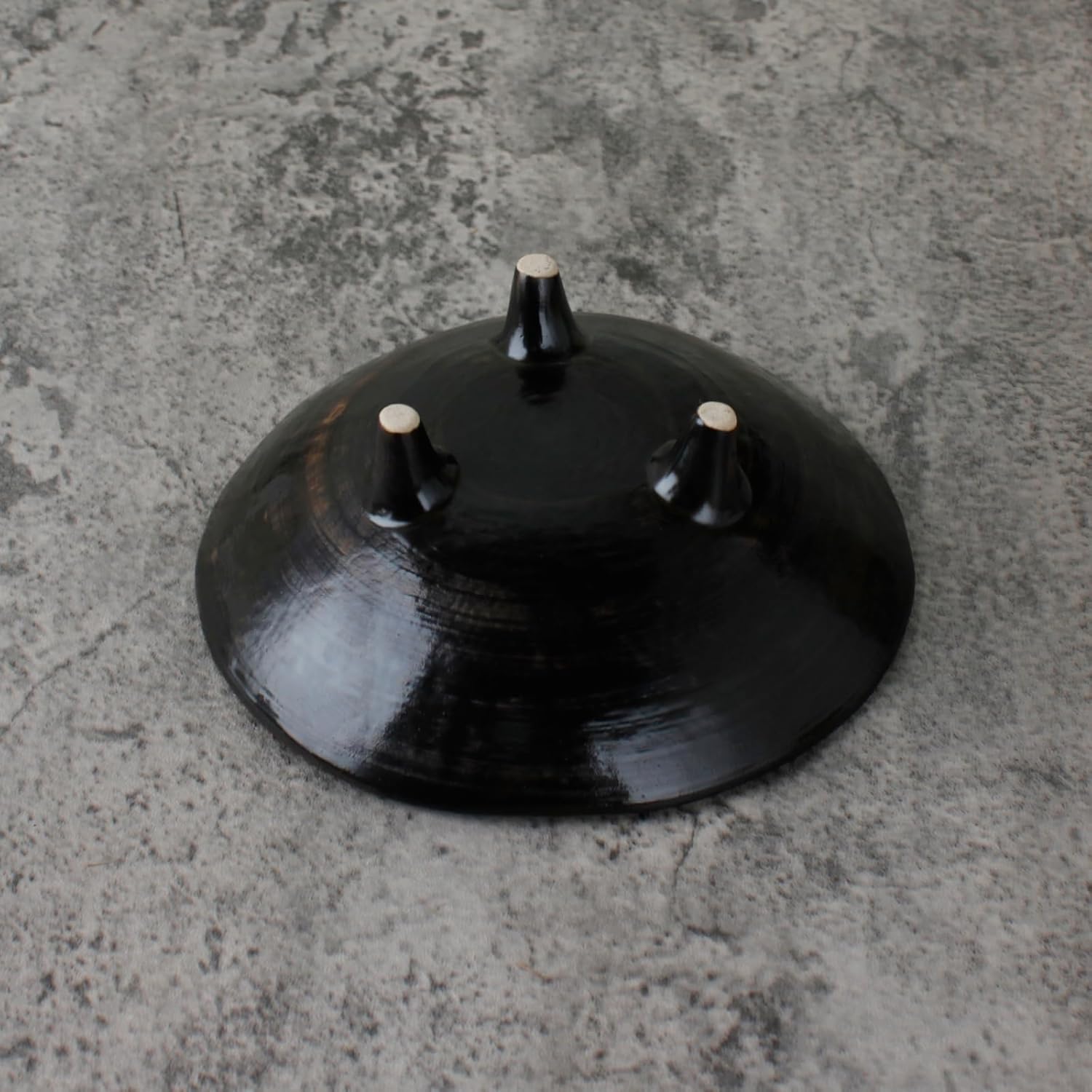 Multi-Purpose Small Ceramic Bowl / 6.1" DIA / Natural Black