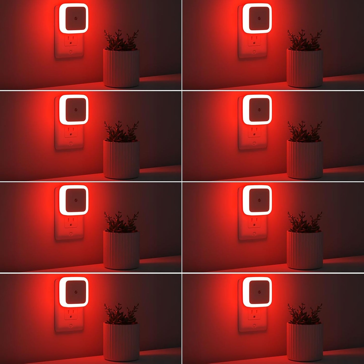 Sujeet Night Light, Night Lights Plug into Wall 8-Pack, Nightlight Plug in Night Light, Dusk to Dawn Night Lamp Led
