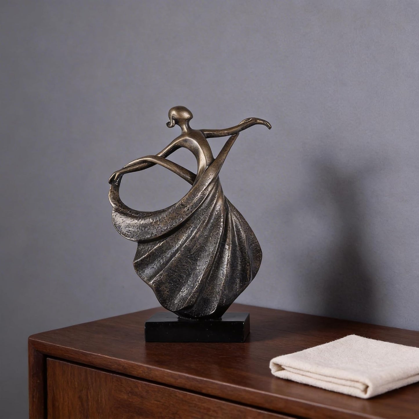Modern Abstract Dancer Statue / Bronze