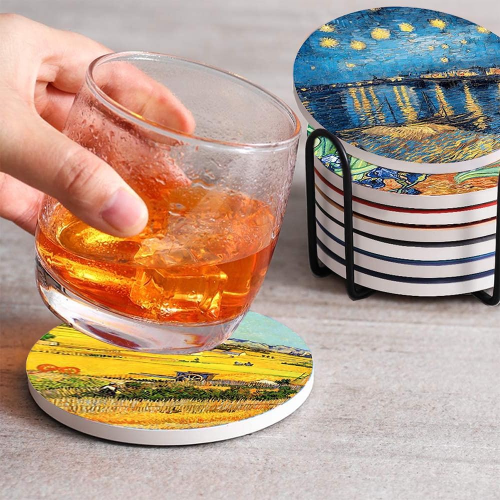 Storage Rack 8-Piece Set / Van Gogh / 4 Inch