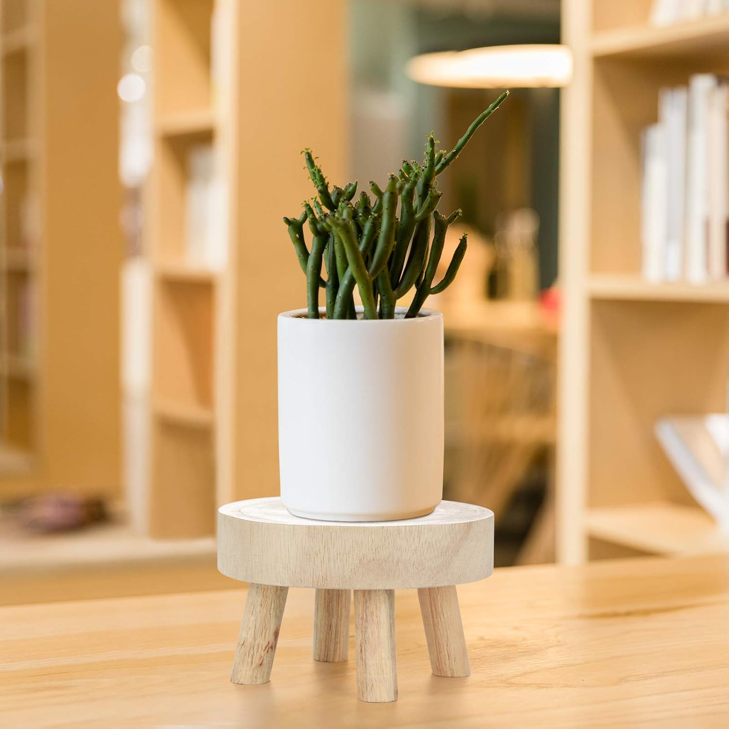 Wood Plant Stands Gardening Stool Indoor Plant Stands Vintage Wood Grain Garden Plant