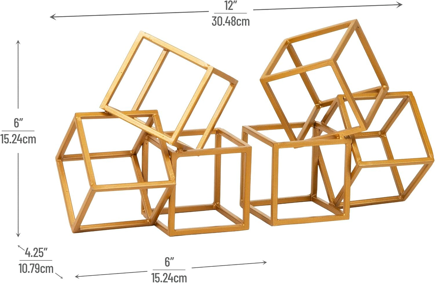Modern Book Holders / Gold / Set of 2