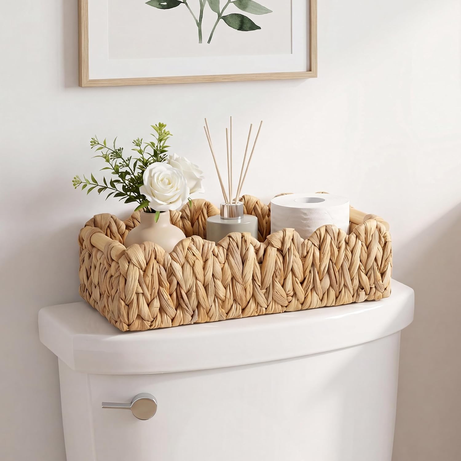 Toilet Paper Basket / Water Hyacinth
