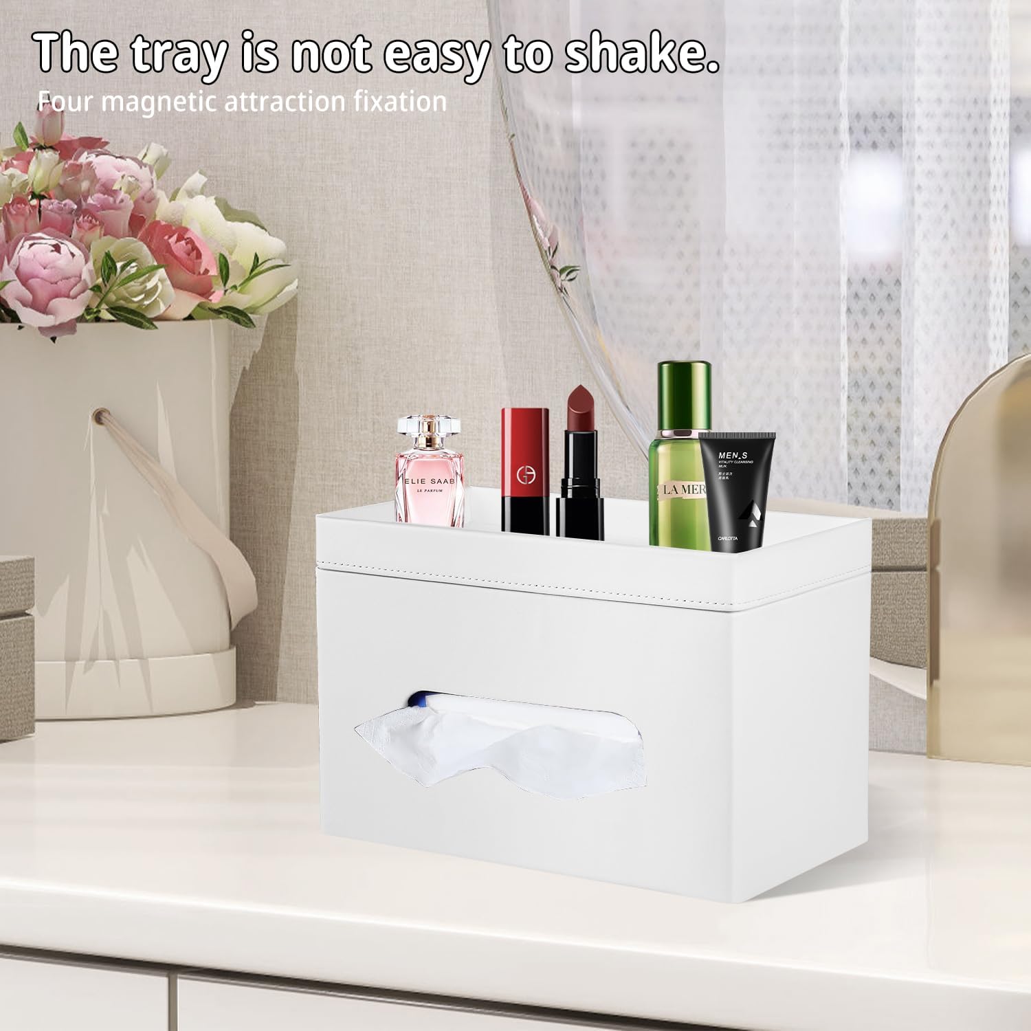 Detachable Storage Tray / Cream White