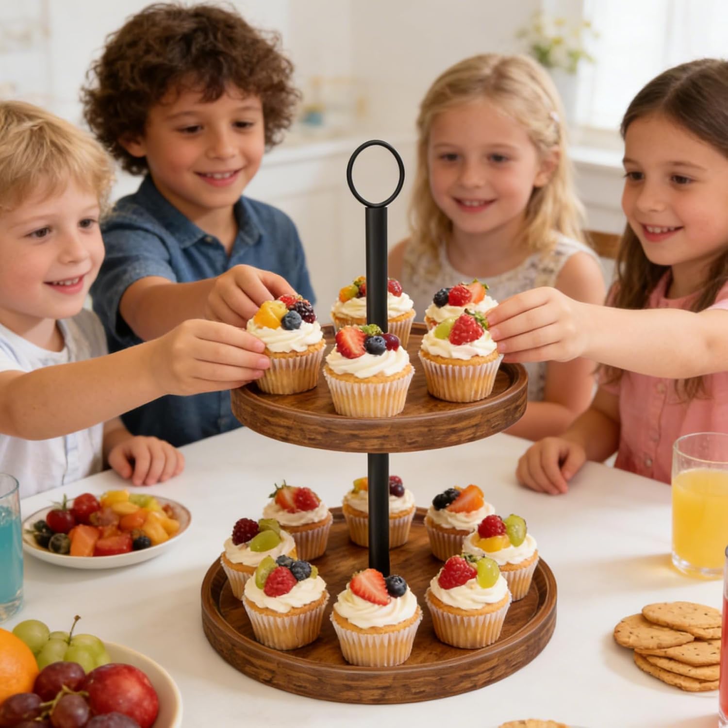 Farmhouse 2 Tier Serving Tray