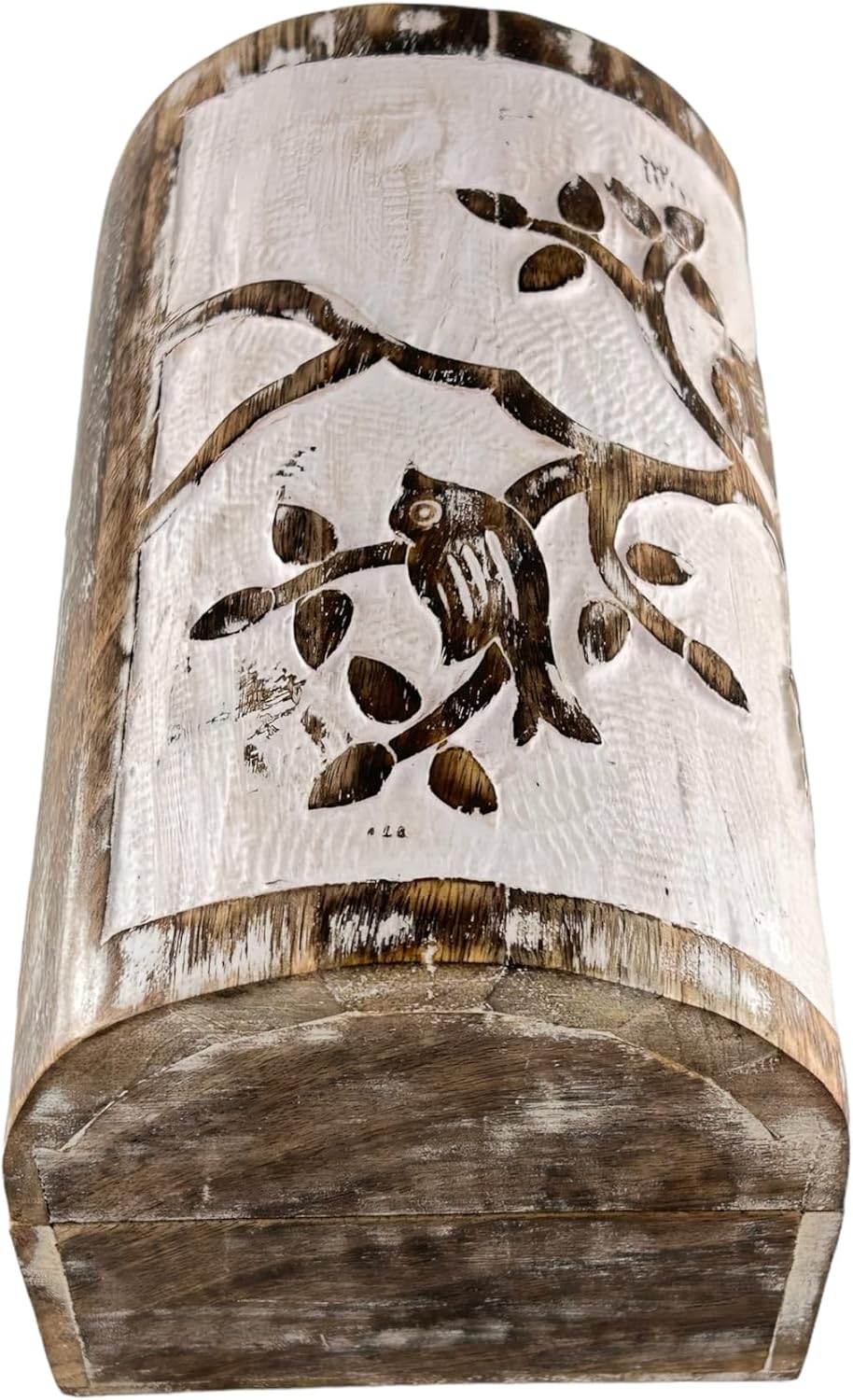 Wooden Semicircular Curved Jewellery Box Design-Trinket Box Ladies-Jewellery Storage / Bird