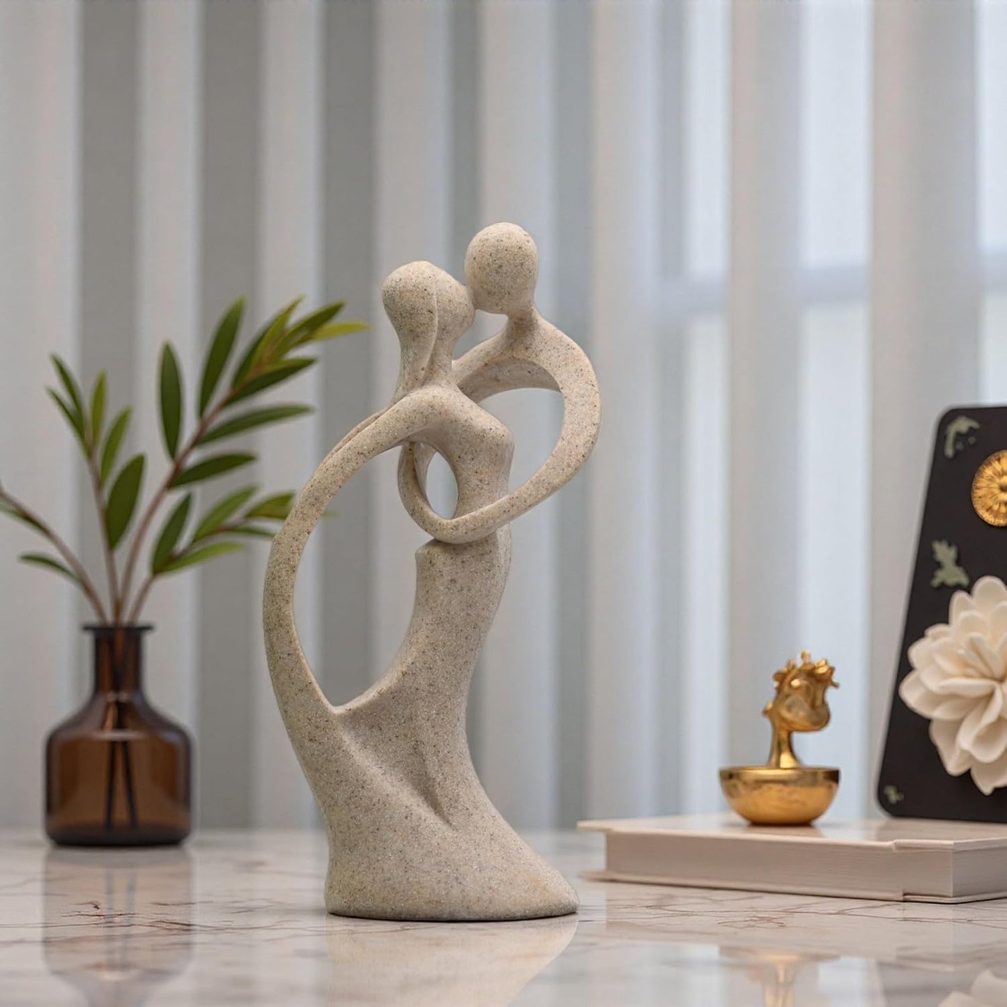 Modern Abstract Couple Statue / Style A