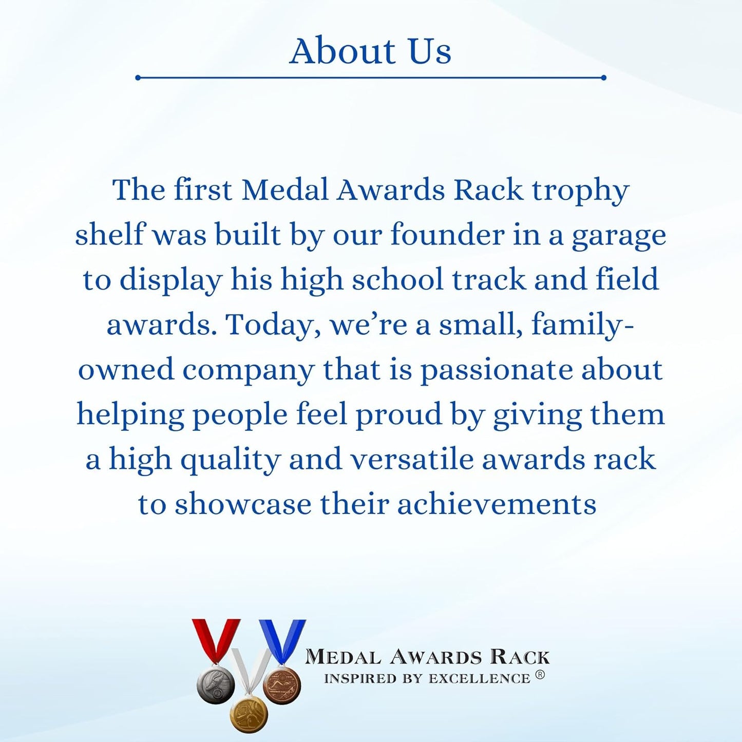 4ft- Premier Medal Hanger Display Rack and Trophy Shelf for Gymnastics, Soccer, Basketball, Football, and More. The