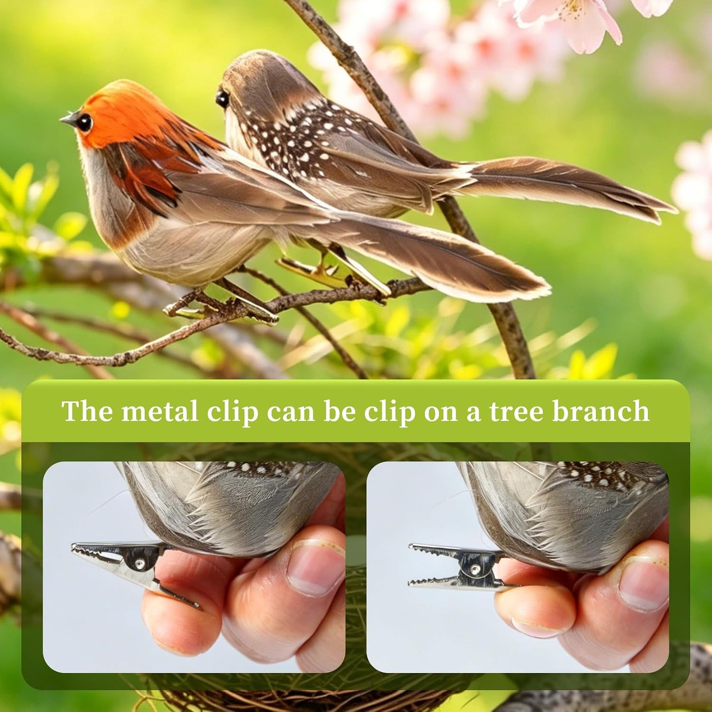 Fake Sparrow Figurines / Set of 6