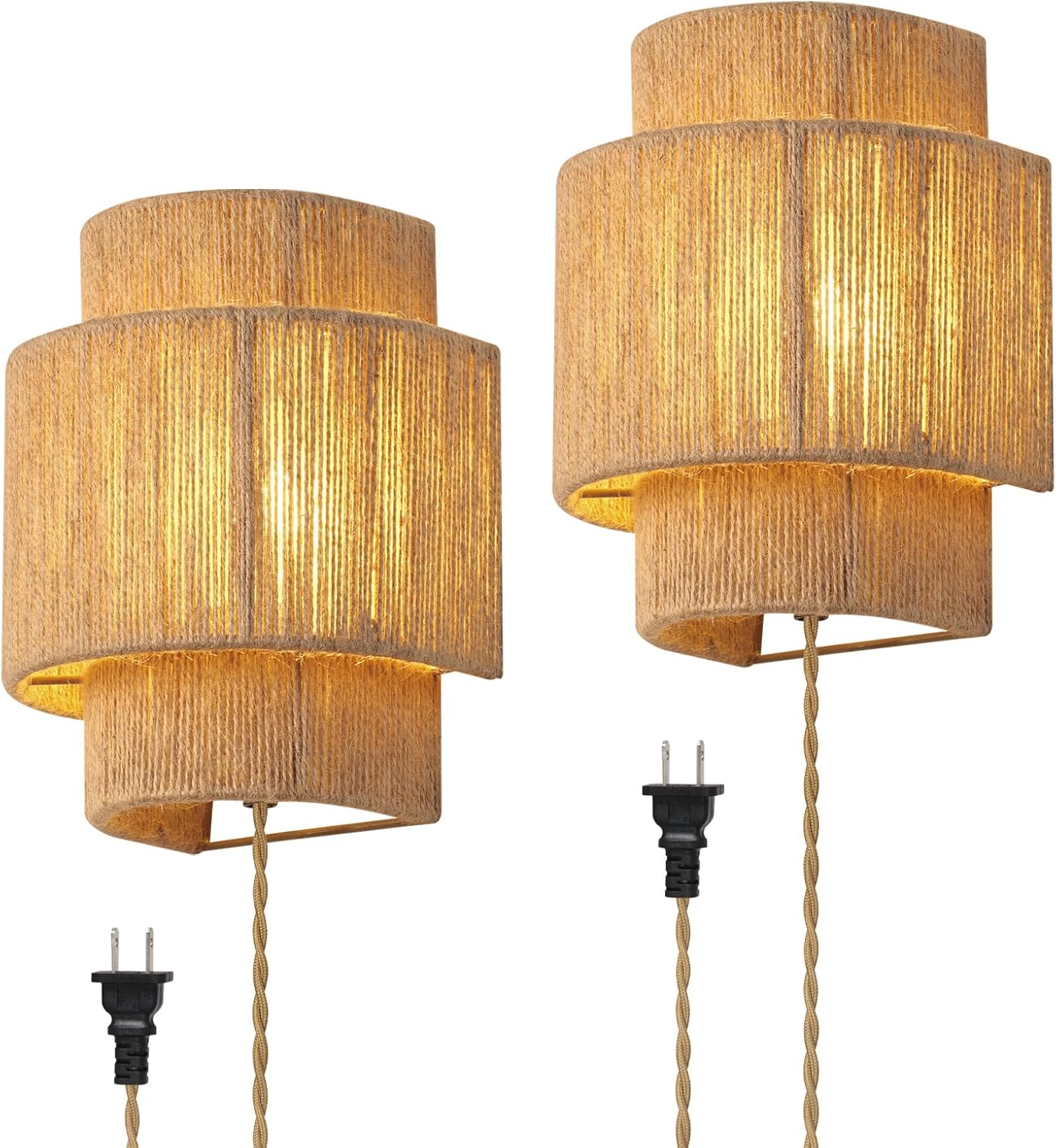 Boho Wall Light Fixture / 2-pack / Set of 2
