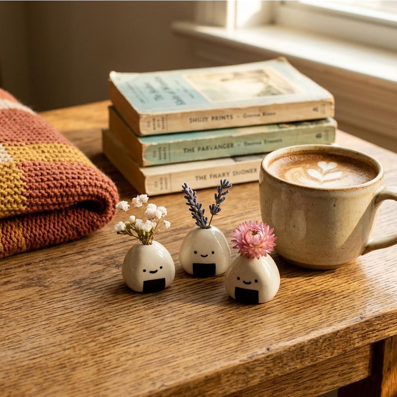 Handmade Ceramic Mini Vases / Set of 5