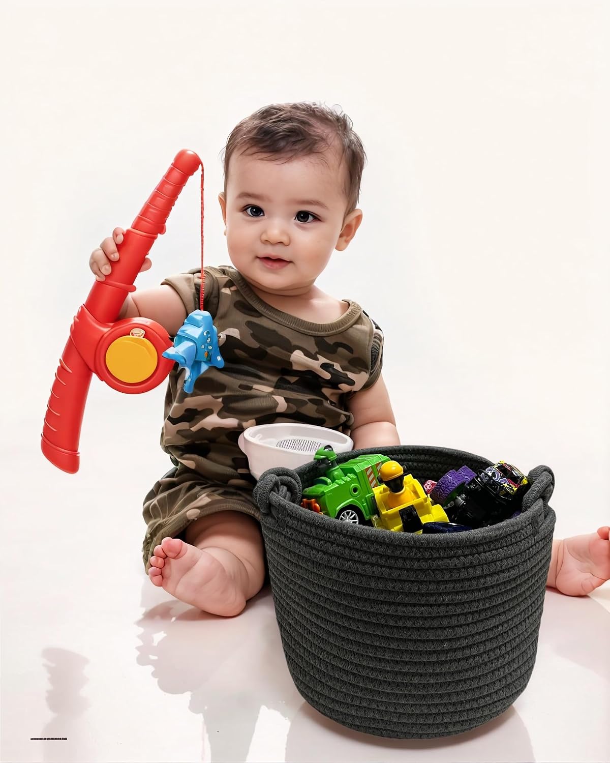 Small Rope Basket / Dark Grey