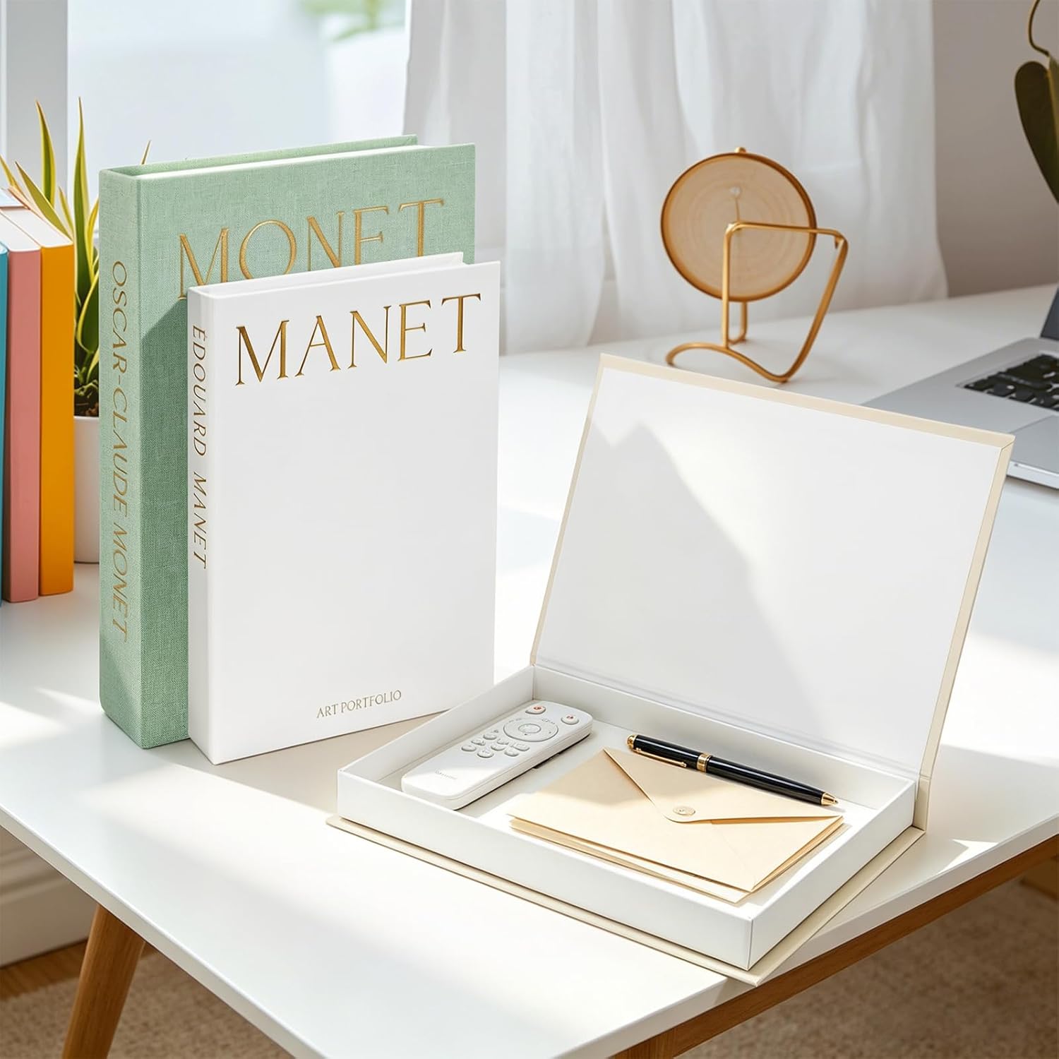Decorative Books for Modern Home Decor / Set of 3