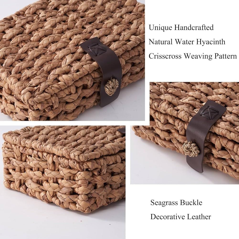 Water Hyacinth Woven Basket