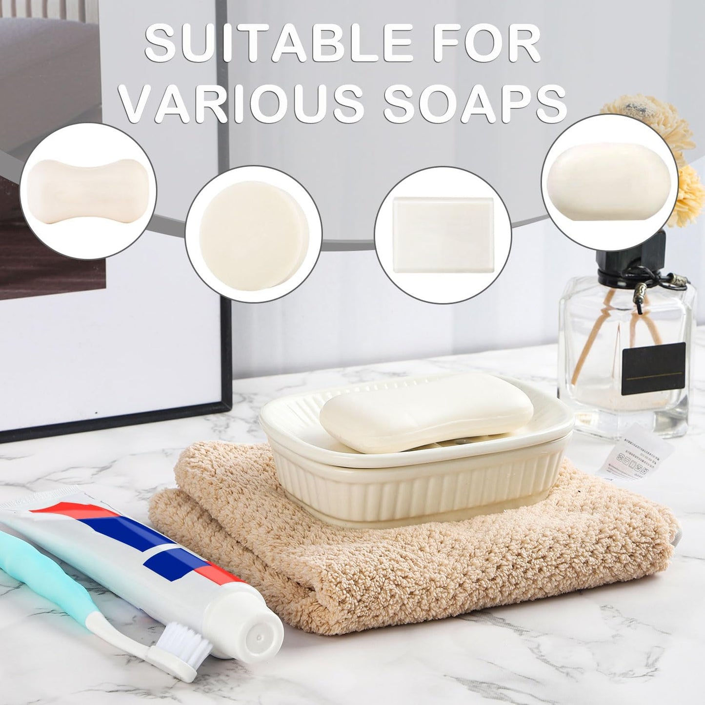 Ceramic Soap Holder / Green