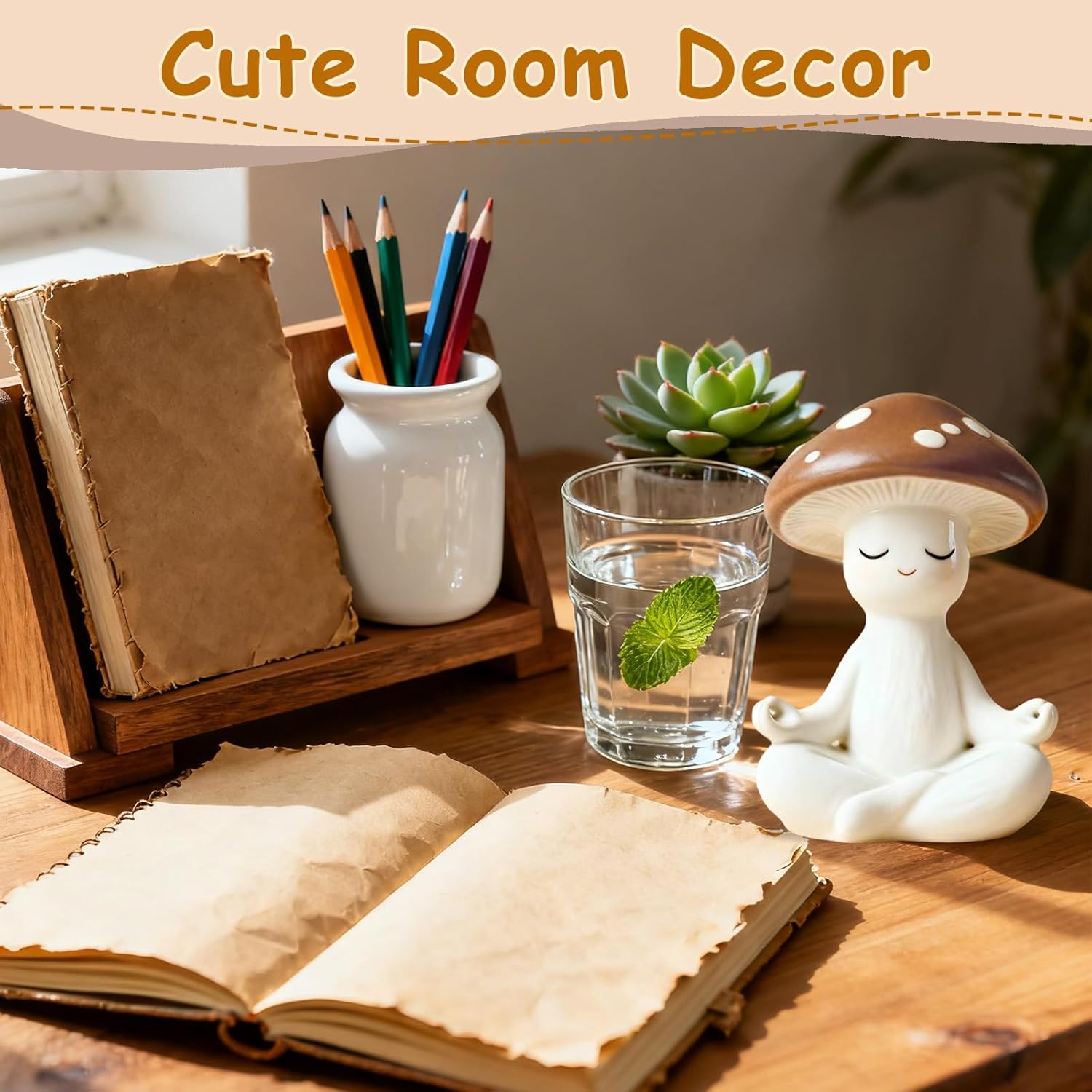 Mushroom Room Decor Home Decor Gifts for Men Women Her Him Office Farmhouse Garden Whimsical Decor