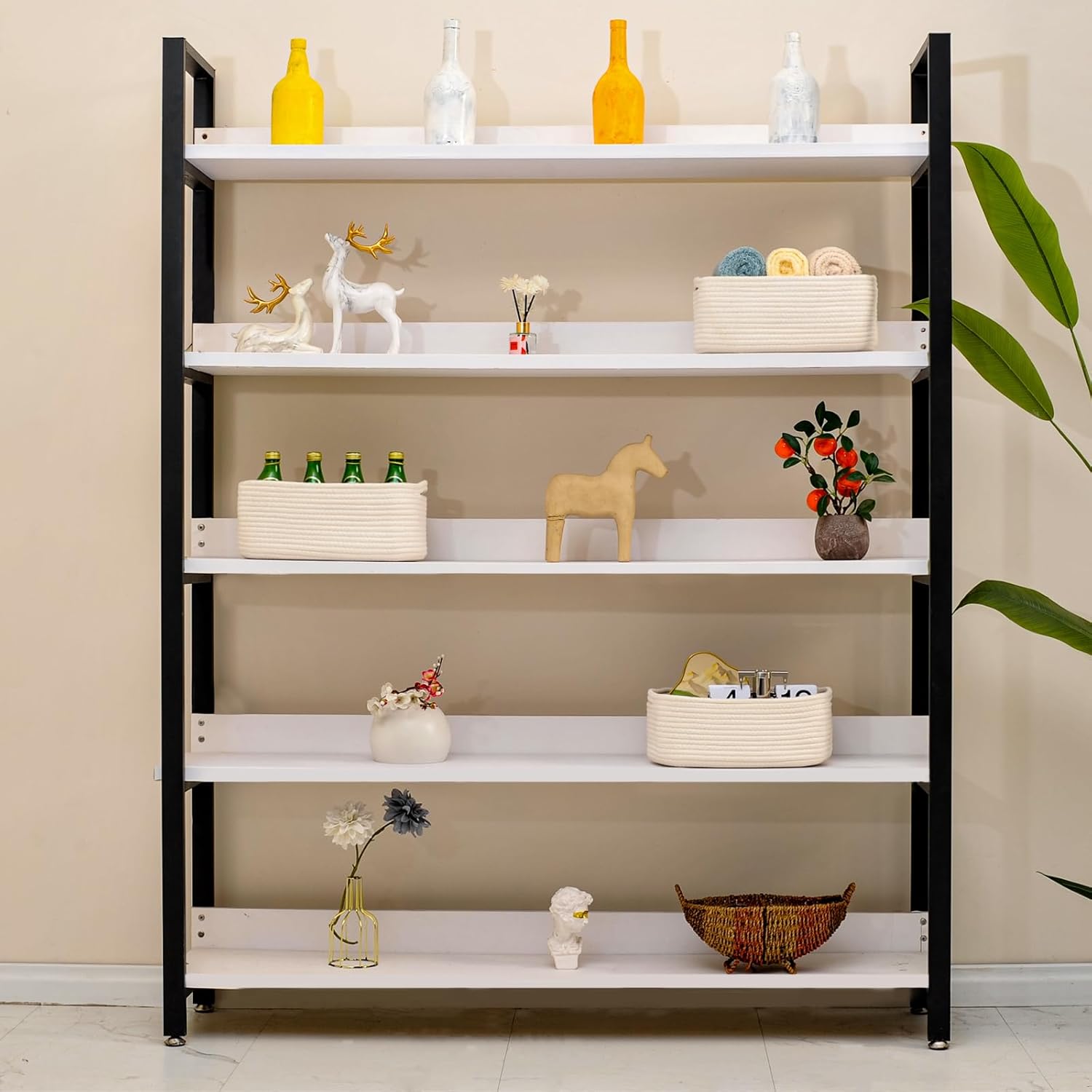 Organizing Baskets / Small Basket for Gifts Empty / 13 x 8.5 x 5.1 / Off White