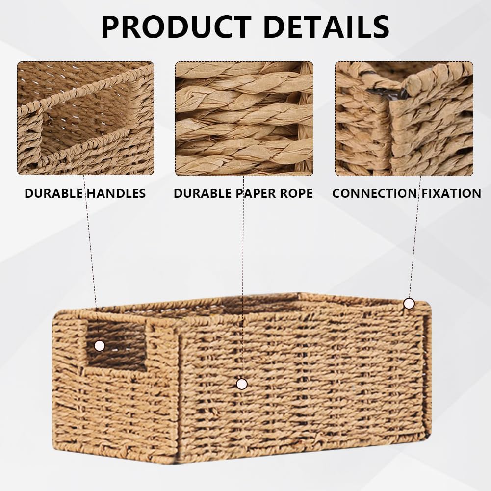 Small Wicker Baskets / Beige / Set of 6